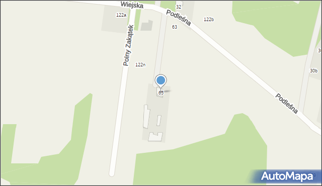 Sobolewo, Podleśna, 65, mapa Sobolewo