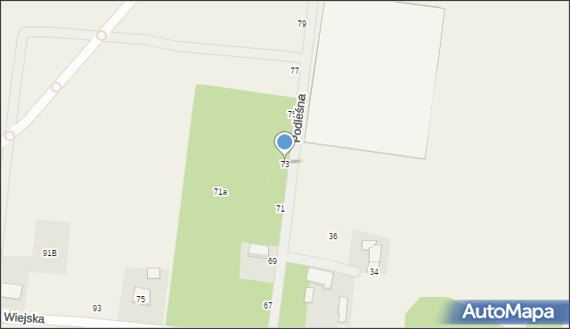 Sobolewo, Podleśna, 73, mapa Sobolewo