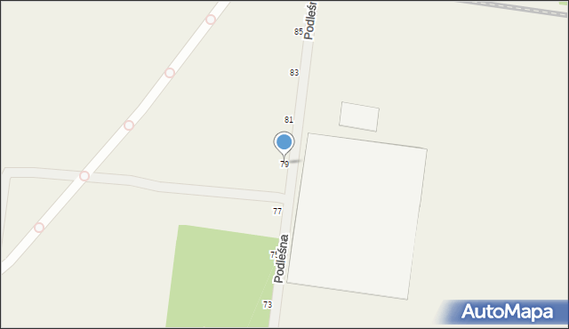 Sobolewo, Podleśna, 79, mapa Sobolewo