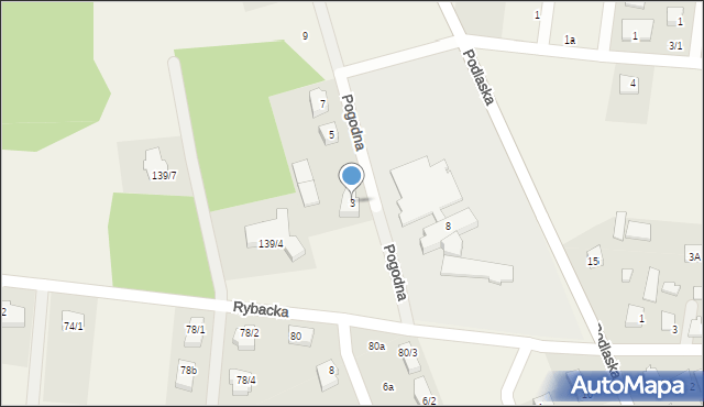 Sobolewo, Pogodna, 3, mapa Sobolewo