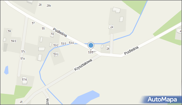 Sobolewo, Podleśna, 53/5, mapa Sobolewo