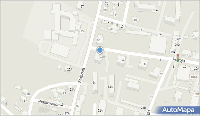 Sochaczew, Pokoju, 2, mapa Sochaczew