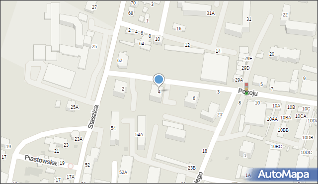 Sochaczew, Pokoju, 4, mapa Sochaczew