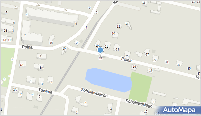 Sochaczew, Polna, 14, mapa Sochaczew