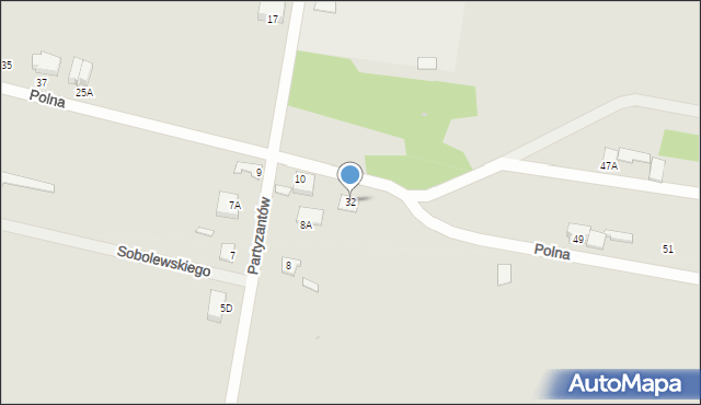 Sochaczew, Polna, 32, mapa Sochaczew