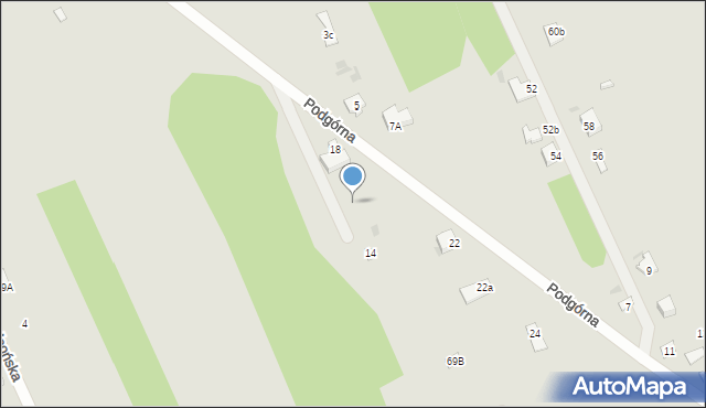 Sochaczew, Podgórna, 16, mapa Sochaczew