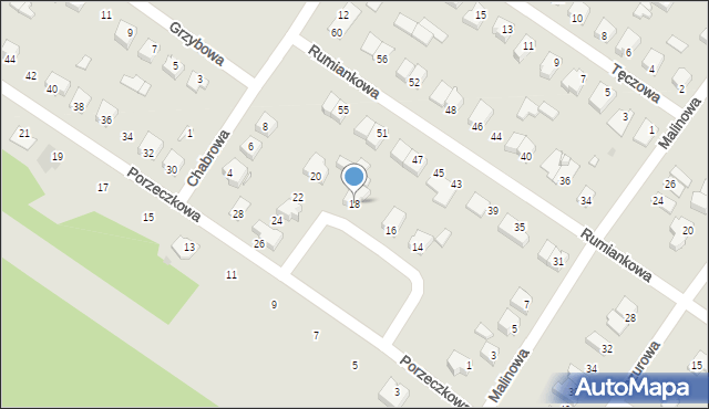 Sochaczew, Porzeczkowa, 18, mapa Sochaczew