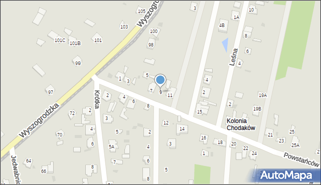 Sochaczew, Powstańców Warszawy, 9, mapa Sochaczew