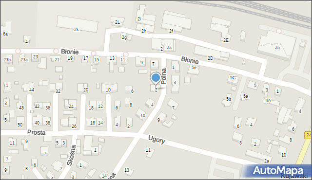 Solec Kujawski, Polna, 2, mapa Solec Kujawski