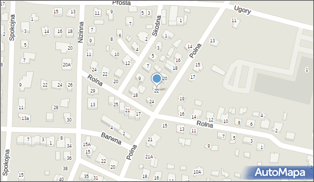 Solec Kujawski, Polna, 22, mapa Solec Kujawski