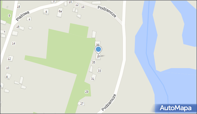 Solec nad Wisłą, Podzamcze, 37, mapa Solec nad Wisłą