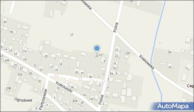 Solec-Zdrój, Polna, 11, mapa Solec-Zdrój