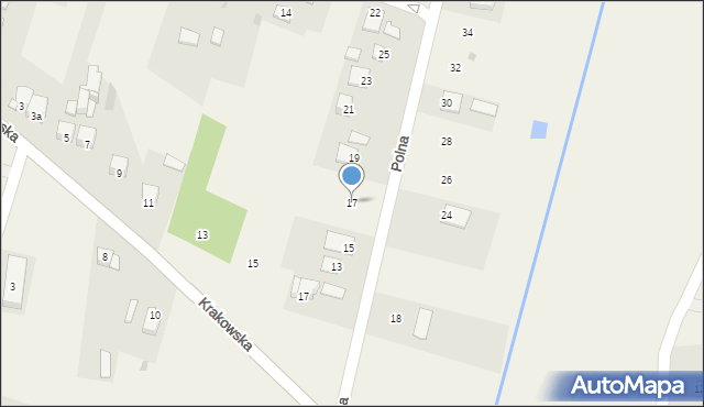 Solec-Zdrój, Polna, 17, mapa Solec-Zdrój