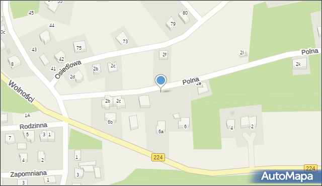 Somonino, Polna, 2d, mapa Somonino