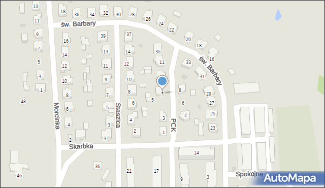 Sompolno, Polskiego Czerwonego Krzyża, 7, mapa Sompolno