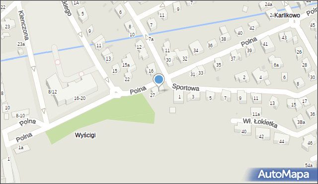 Sopot, Polna, 29, mapa Sopotu