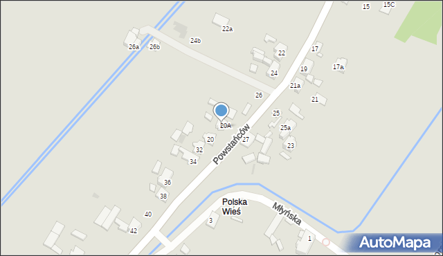 Sośnicowice, Powstańców, 30a, mapa Sośnicowice