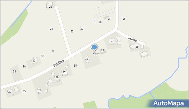 Sosnowice, Podlas, 31, mapa Sosnowice