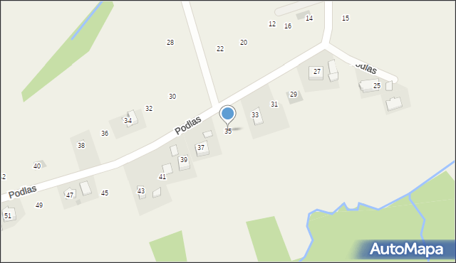 Sosnowice, Podlas, 35, mapa Sosnowice