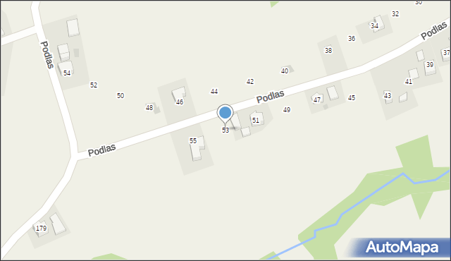 Sosnowice, Podlas, 53, mapa Sosnowice