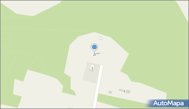 Spławy Pierwsze, Poleśna, 10, mapa Spławy Pierwsze