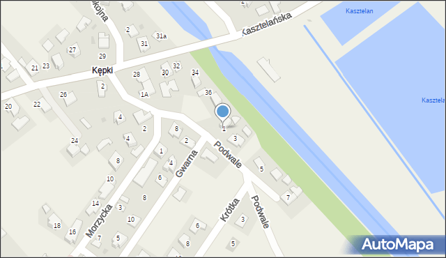 Spytkowice, Podwale, 1, mapa Spytkowice
