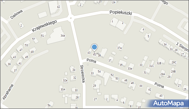 Środa Wielkopolska, Polna, 41, mapa Środa Wielkopolska