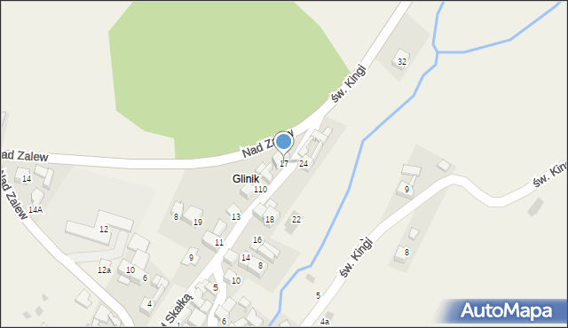 Sromowce Wyżne, Pod Skałką, 17, mapa Sromowce Wyżne