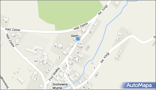 Sromowce Wyżne, Pod Skałką, 20, mapa Sromowce Wyżne