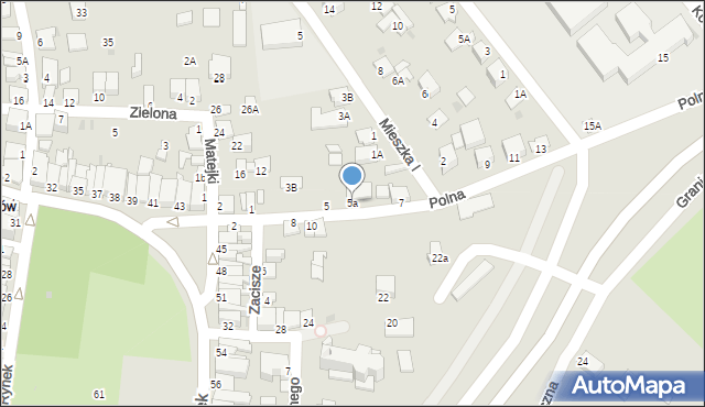 Stalowa Wola, Polna, 5a, mapa Stalowa Wola