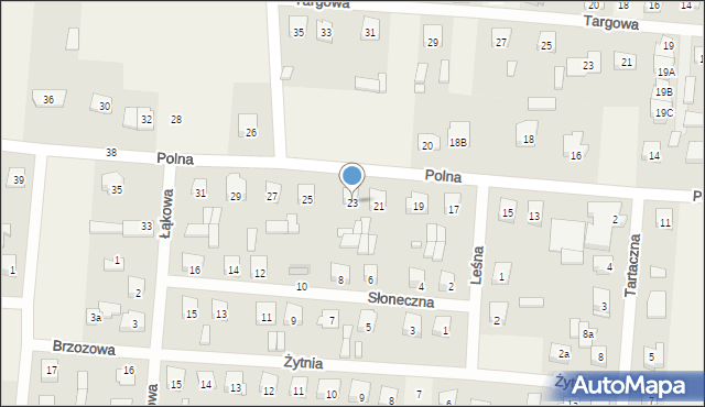 Stanisławów, Polna, 23, mapa Stanisławów