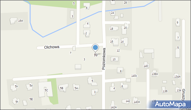 Stara Wieś, Poziomkowa, 5G, mapa Stara Wieś