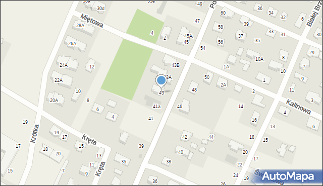 Stare Babice, Pohulanka, 43, mapa Stare Babice