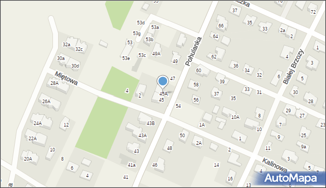 Stare Babice, Pohulanka, 45A, mapa Stare Babice