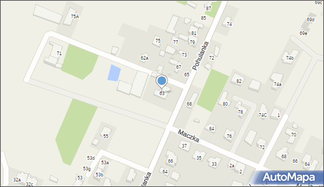 Stare Babice, Pohulanka, 63, mapa Stare Babice