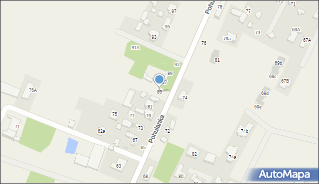 Stare Babice, Pohulanka, 85, mapa Stare Babice