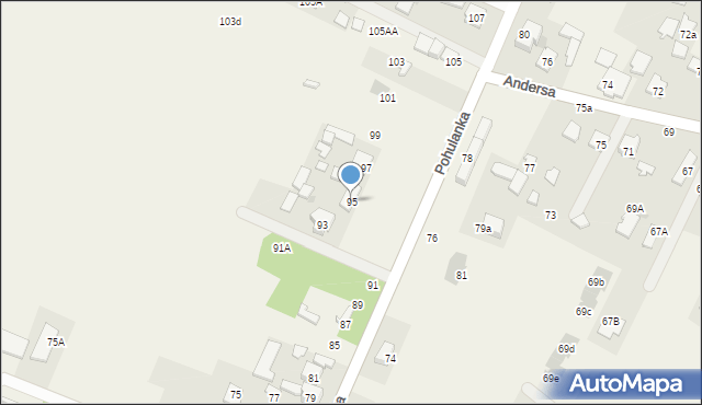 Stare Babice, Pohulanka, 95, mapa Stare Babice