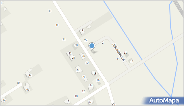 Stare Koźle, Polna, 7j, mapa Stare Koźle