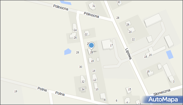 Stare Opole, Polna, 18, mapa Stare Opole