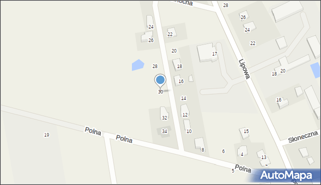 Stare Opole, Polna, 30, mapa Stare Opole