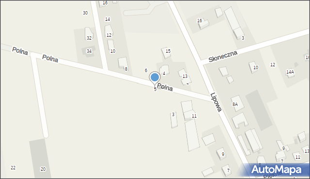 Stare Opole, Polna, 5, mapa Stare Opole