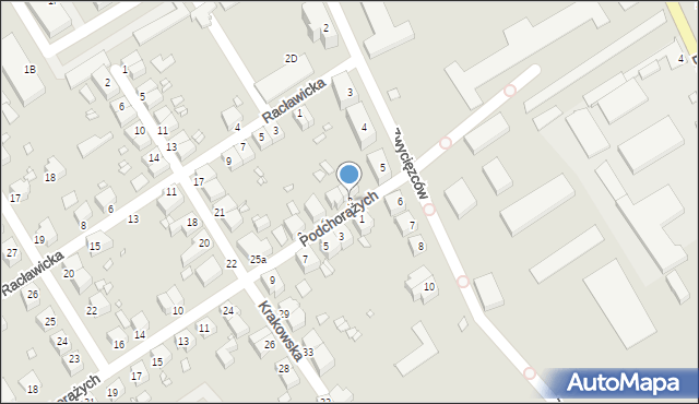 Stargard, Podchorążych, 2, mapa Stargard