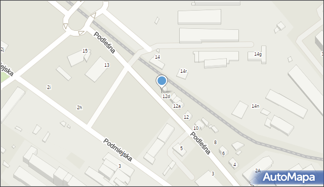 Stargard, Podleśna, 12e, mapa Stargard