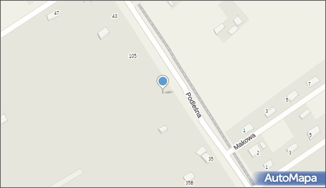 Stargard, Podleśna, 39, mapa Stargard