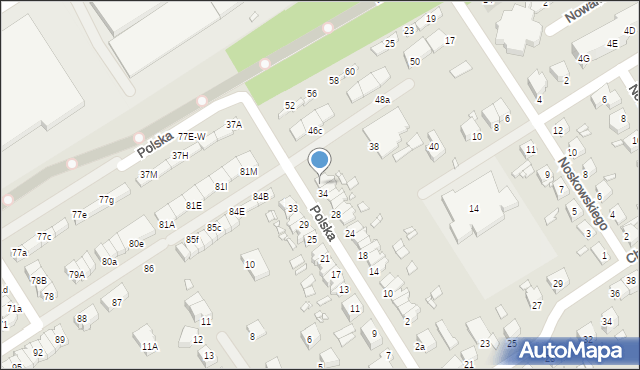 Stargard, Polska, 36, mapa Stargard