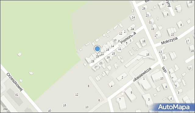 Stargard, Pomorska, 24, mapa Stargard