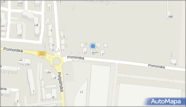 Starogard Gdański, Pomorska, 15, mapa Starogard Gdański