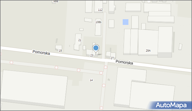 Starogard Gdański, Pomorska, 25, mapa Starogard Gdański