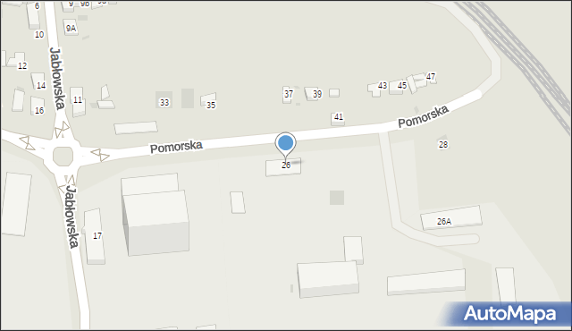 Starogard Gdański, Pomorska, 26, mapa Starogard Gdański