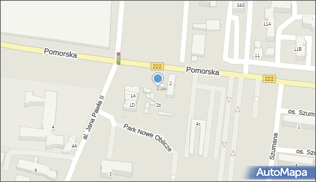 Starogard Gdański, Pomorska, 2a, mapa Starogard Gdański